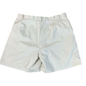 Dockers Womens Shorts Size 14 High Rise Beige Stretch Stain Defender W34 x L6